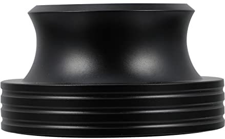 Artibetter 1stück Aluminium Schallplattengewichtsstabilisator Disc Stabilizer Für Plattenspieler Dämpfung Hochwertiges Aluminium Schwarz Für Bessere Klangqualität Und Musikgenuss