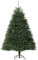 HOMCOM Albero di Natale Artificiale Alto 195 cm con 1838 Rami, Albero di Natale Realistico con Base in Acciaio per Casa e Ufficio, Verde