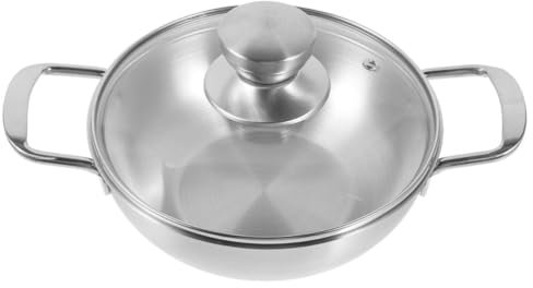 KOMBIUDA Wok De Cocina De Diario Tapa Utensilios De Cocina para Alimentos Olla Caliente