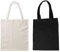 desiGntec Bolsas de Tela Polialgodón con cremallera, 38x40 cm, beige y negra con CREMALLERA Prácticas y versátiles Ideales para compras, Universidad, trabajo, emprendimiento y pintar 1 pack