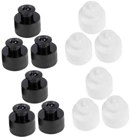 BESPORTBLE 20pièces Bouchons De Bouteille Réutilisables Sportifs Couvercles Étanches pour Bouteilles Eau Accessoires De Voyage Pratiques Bouchons À Tirette pour Gourde