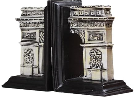 LeeQinersw Serre-Livres Décoratifs, 2 Pièces, Livres de Recettes, Disques en Vinyle,