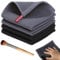 Roontin Barista Zubehör - Barista Tuch + Barista Pinsel Reinigungsset,Siebträger Zubehör,2 Barista Handtücher extrem saugstark 30x30cm,für Siebträgermaschine & Dampfwalze