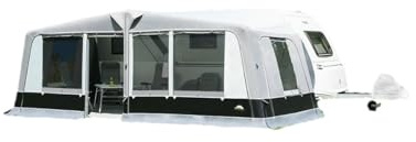 DWT - aufblasbares Vorzelt - Wohnwagen - Scala Air 280 - herausnehmbare Vorder- und Seitenwände - Ganzzelt 280 cm Tiefe - Air-In-System