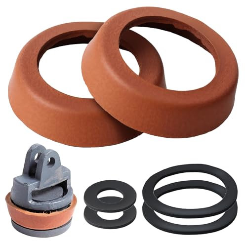 2 Sets Schwengelpumpe Ersatzteile, Leder Dichtungsset für Griff Pumpe Typ 75 O Ring Dichtung und Kolbenmanschette, Dichtungen Schwengelpumpe Ersatzteile für Gartenpumpe, Handpumpe, Brunnenpumpe
