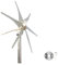 Generatore di turbina eolica 3000w 3KW Mulino a vento 12v 24v 48V Generatore di energia da campeggio for elettrodomestici con controller MPPT per casa, fattoria, camper, barche(With Inverter System,48