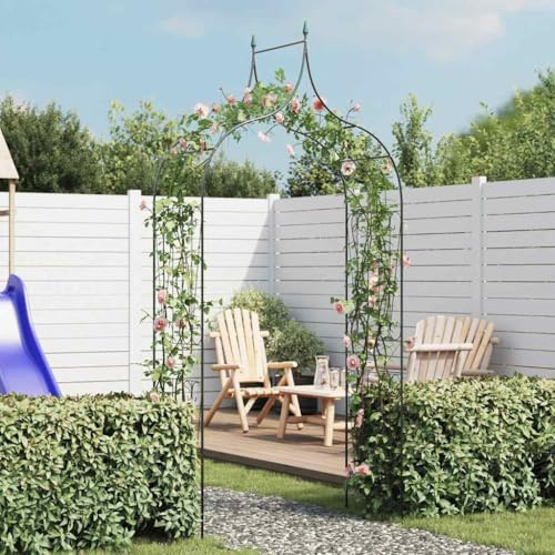 Generisch Rosenbogen mit Deko-Spitzen Dunkelgrün,Heim & Garten,Rasen & Garten,Garten & Balkon,Gartenbauten,Rosenbögen, Gitter & Pergolen,40777