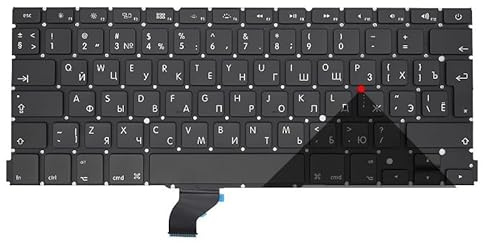 CHUOZSW Laptop A1502 Tastatur US UK Spanien Russisch Französisch Schweizer Portugal Layout Für MacBook für Pro für Retina 13 2013 2014 2015 Jahr(EU-Russian)