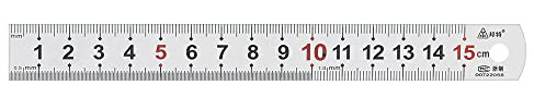 VIDOO Verdicktes Edelstahl-Lineal mit Metrischen und Zoll-Skalen Holzbearbeitung Anreißer Messwerkzeug-1000 X 20 X 1.8mm