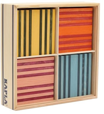 100er Kasten OCTOCOOR von KAPLA®, 8 fröhliche Farben, die euren Bauwerken das gewisse Etwas verleihen