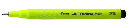 Pilot DR Lettering Pen 1.0 mm Tip - Black, Box of 12