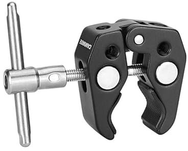 CAMVATE Magie Reibung Arm Kleine Super Klammer Crab Zange Clip DSLR Kamera