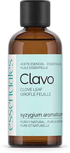 Essenciales - Aceite Esencial de Clavo, 100% Puro, 100 ml | Aceite Esencial Syzygium Aromaticum