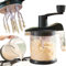 MySmartBuy Rotary Whisk Whip Mechanical Hand Mixer Mechanical Mixing Jug Blending Beating Self Contained Whipper Set Non Drip Pouring Spout Beat Blend Non Slip