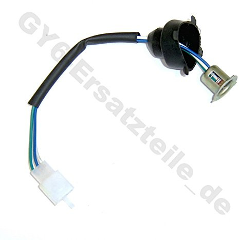FRONT- / HAUPT- SCHEINWERFER ANSCHLUSSLEITUNG > P15d FASSUNG für BAOTIAN QT-9 BENZHOU YIYING YY50QT REX RS RS4xx AGM GMX JINAN QINGQI SPEEDY QM50QT YIYING LONGJIA KYMCO