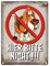trendaffe - Metallschild mit Kein Hundeklo Motiv und Spruch: Hier Bitte Nicht!!!