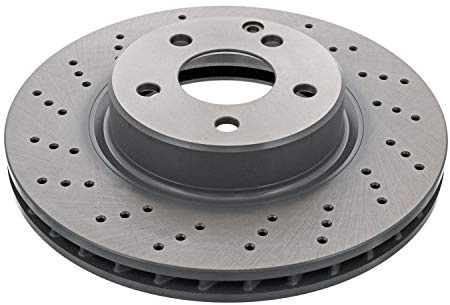 Blue Print ADU174349 Brake Disc Set (2 Brake Disc) front, perforated / internally ventilated, No. of Holes 5
