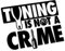 Decus Tuning is not a Crime // Sticker OEM JDM Style Sticker