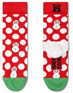 Happy Socks Unisex Kinder Kinder Snowman Socken Socken (1er Pack)