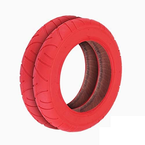 SCOOTISFACTION Reifen für Xiaomi M365 / 1S / Essential/Pro / Pro2 Elektro Scooter (25,4 cm), Rot