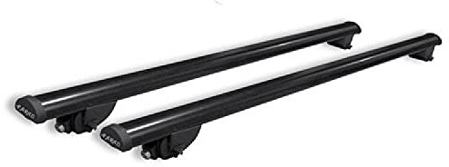 Dachträger Farad SM + IRON2 aus Stahl passend für VW Golf Plus 2005 bis 2014 mit hoher Dachreling, offen