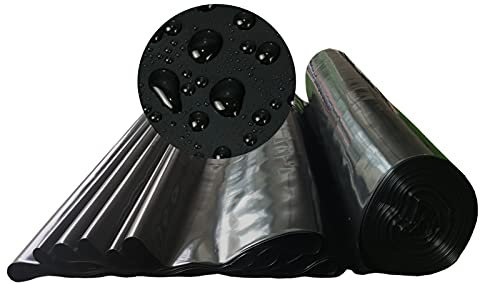 Teichfolien HDPE Teichmembran 0.5mm Stärke Fisch und Pflanzenfreundlich Teichhäute UV- und witterungsbeständig Schwimmteich Folie Teichplane schwarz Liner Garten- und Teichzubehör (1×2m)