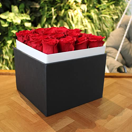 KENTIS - Rose Fresche in Elegante Confezione - Colori e Quantità a Scelta - Fiori Veri a Domicilio con Biglietto Personalizzato - Idee Regalo Compleanno Anniversario