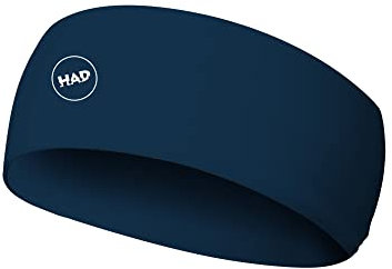 Had Merino Headband Blau - Merino Leichtes atmungsaktives Merino Stirnband, Größe One Size - Farbe Midnight Blue