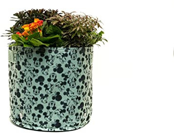 Eco-Pot Disney Mickey Mouse & Minnie Mouse Fabric Green - 23L
