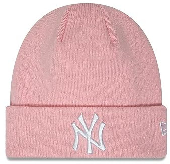 New Era New York Yankees MLB League Essential Pink Cuff Knit Beanie - One-Size