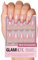 Glamnetic Press On Nails - Bubble Gum Glaze | Short Almond Pink French Tip Nails with a Glaze Finish | 15 Sizes - 30 Nail Kit with Glue
