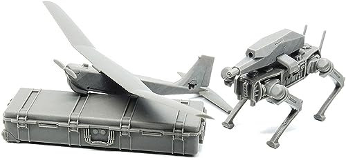 Magic Factory - Robot Dog & Rq-20 Uav Setmaquette Figur Roboter Dog & Rq-20 Uav Set 7503| 1:35 Miniaturfigur