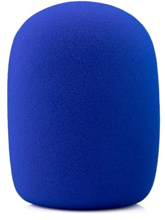 LEFXMOPHY Re20 Popfilter für Electro-Voice RE20 / RE27 / RE320 Mikrofon, Blau WS-PL2 Windschutzscheiben-Ersatz für EV RE-20 / RE-27 / RE-320 Mic Foam Cover Asseccories
