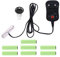 Frotox Batterieadapter, AA Battery EU Netzteil, Einstellbare Spannung 3 V, 4,5 V, 6 V, 9 V, 12 V, Adapter, Kann 2 AA Bis 8 AA Batterien Ersetzen