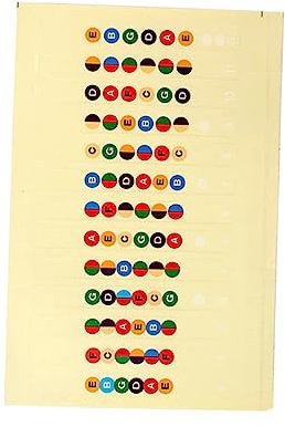 Toyvian Gitarren Griffbrett Aufkleber Fretboard Map Sticker Saitige Akustik Gitarren Wasserfest Ölbeständig Einfach Anzubringen Entfernen Zum Lernen Und Meistern Des Griffbretts