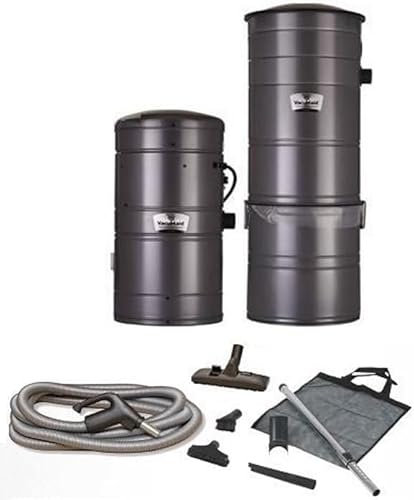 VacuMaid Aspiradora central S3500 SPLIT con manguera de 9 m, S3500 SPLIT EC