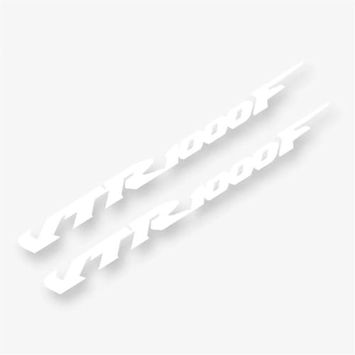 GIBOH Motorradaufkleber Für Honda VTR 1000 F Für Super Hawk VTR1000F Firestorm 1997-2006 Motorradaufkleber Aufkleber Zubehör (Color : Silver)
