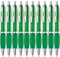 ZENSCRIBE® Ergonomische Kugelschreiber 50 Stück, Premium Kugelschreiber Set Hochwertig, Rutschfester Kulli für einfaches & weiches Schreiben, Blauschreibender Kugelschreiber Grün