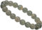 ELEDORO Stretch Armband aus echten Edelsteinen-Perlen 10mm: für Energie und Harmonie (Fluorit grün)