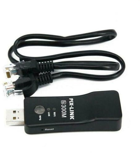 Adattatore ripetitore LAN wireless USB Dongle USB Cavo Ethernet RJ-45