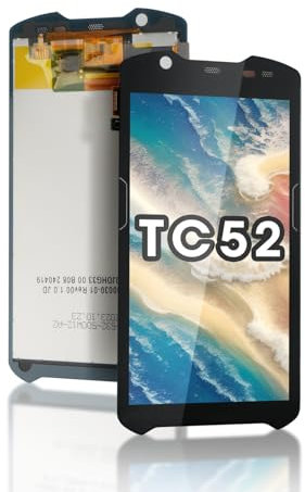 TC52 LCD-Bildschirm mit Touch-Digitizer für Zebra TC52 TC520K TC57 TC57HO Barcode-Scanner Handheld Mobile Computer, hochauflösender Display-Ersatz