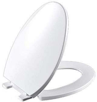 Toilettendeckel mit Schnellverschluss, V-förmiger Toilettensitz, robuste Absenkautomatik