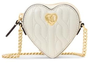 Ralph Lauren Heart Mini Umhängetasche, Crossbodytasche, Cream