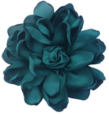 APLVFFZH Broche Fleur en Tissu, Broche Rose, Pince à Cheveux, pour Robe de cérémonie, Mariage
