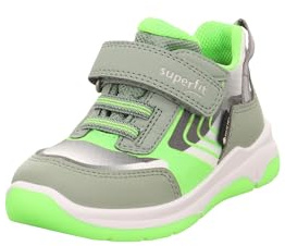 Superfit Jungen Schnürhalbschuhe Cooper, Kinder Halbschuhe, Weite: M IV, lose Einlage, schnürschuhe, Strassenschuhe, HELLGRÜN (500), 30 EU