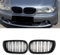 Gangying E46 Kühlergrill Passend für BMW 3er E46 2 Door 318ci 325ci 330ci Coupe Cabrio Nieren 2 Türen LCI Facelift Grill Glanz Schwarz Doppelsteg Sport Kühlergrill 2003 2004 2005 2006
