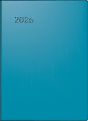 BRUNNEN Taschenkalender Mod. 731 2026 | A6, Kunststoff, petrol