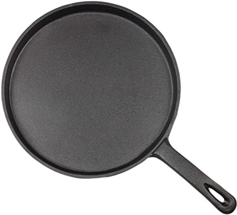 CQIKRWGWS Wok-Kochpfanne Gusseisen-Bratpfanne Haushaltsküche Kochgeschirr Pfannkuchenpfanne Pfanne Gasherd Unbeschichtete Backform Wok