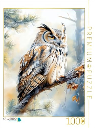 Puzzle · Eule | 1000 Teile · Lege-Größe 64 × 48 cm · CALVENDO Puzzle