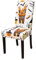 Zeyeo Stuhlhussen Für Esszimmerstühle Mit Halloween-Print, 1/2/4/6er-Set, Stuhlhussen Mit Kürbis-Totenkopf(4,1PCS)